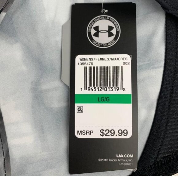 Under Armour Women's Athletic Running Shorts Activewear Gray/Black - Picture 10 of 12